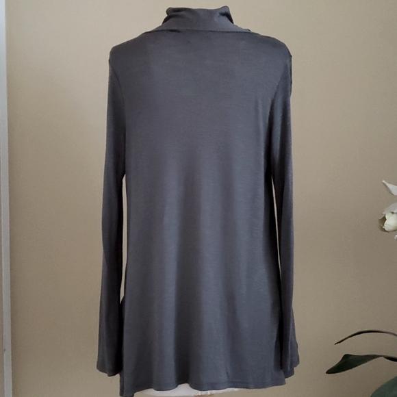 Lani California Open Front Grey Cardigan - Picture 4 of 5